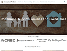 Tablet Screenshot of consumerprotect.com