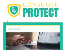 Tablet Screenshot of consumerprotect.co.za